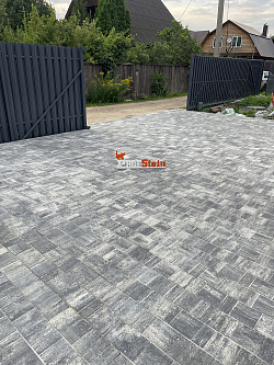 Тротуарная плитка Новый город Грей Stellard 60 мм